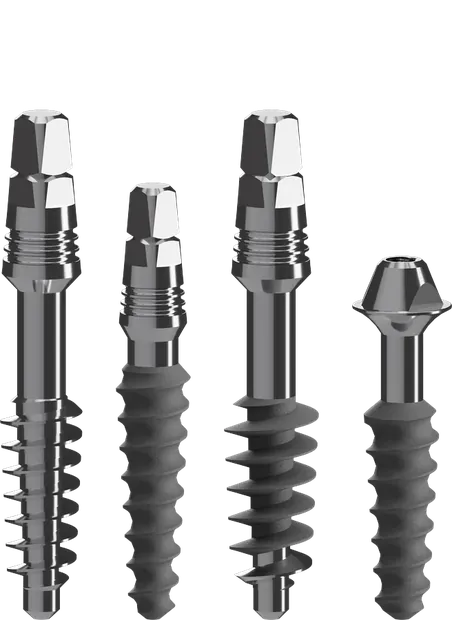 Monoimplant one-piece implants