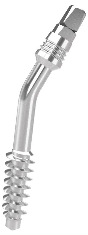 Bendable neck, bent to 25°
