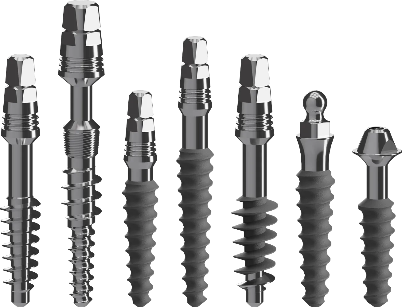 Monoimplant one-piece implants