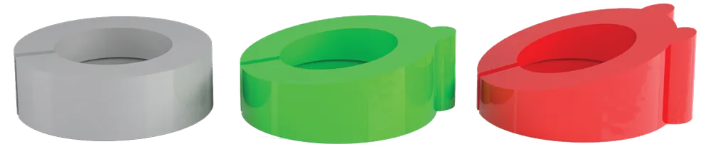 Oring directional rings 0°, 7° and 14°